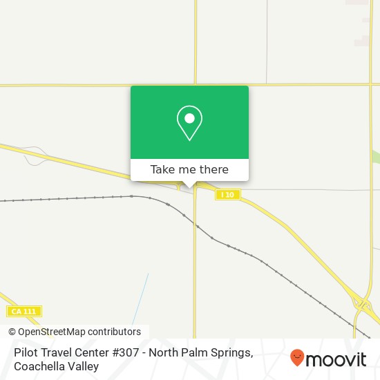 Pilot Travel Center #307 - North Palm Springs map