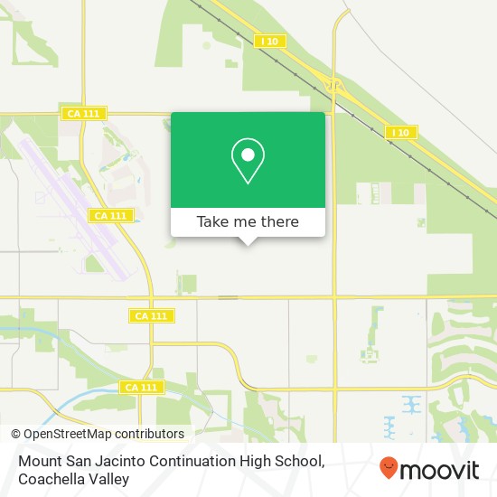 Mapa de Mount San Jacinto Continuation High School