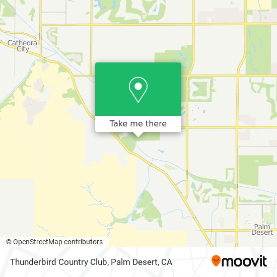 Thunderbird Country Club map