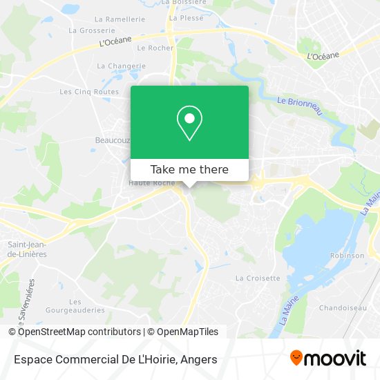 Espace Commercial De L'Hoirie map