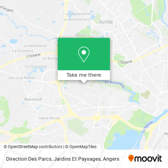 Direction Des Parcs, Jardins Et Paysages map