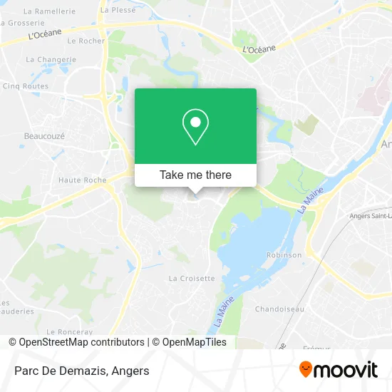 Parc De Demazis map