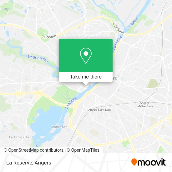 La Réserve map