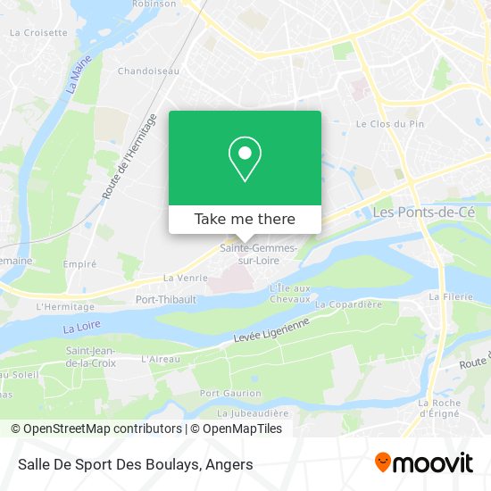 Salle De Sport Des Boulays map