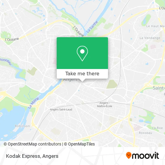 Kodak Express map