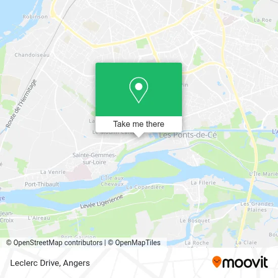 Leclerc Drive map