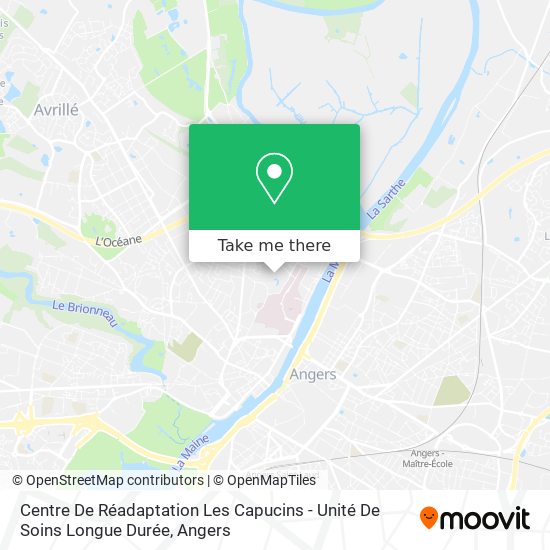 Centre De Réadaptation Les Capucins - Unité De Soins Longue Durée map