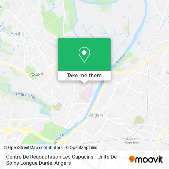 Centre De Réadaptation Les Capucins - Unité De Soins Longue Durée map