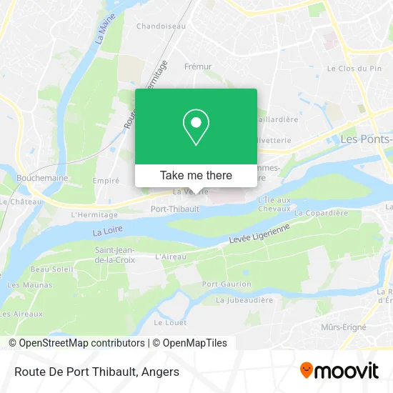 Route De Port Thibault map