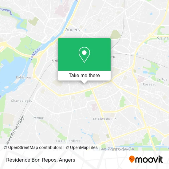 Résidence Bon Repos map