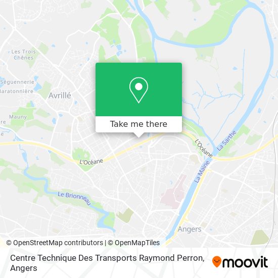 Centre Technique Des Transports Raymond Perron map