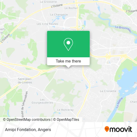 Amipi Fondation map