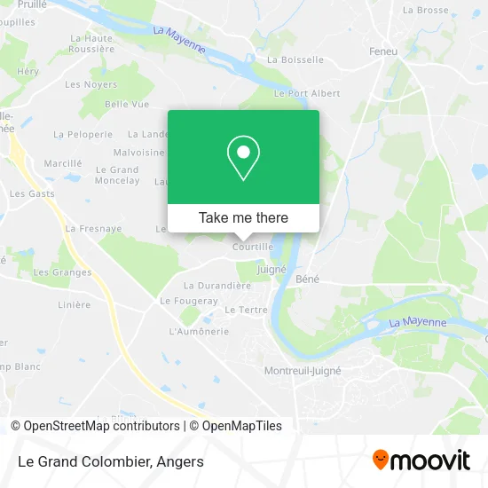 Le Grand Colombier map