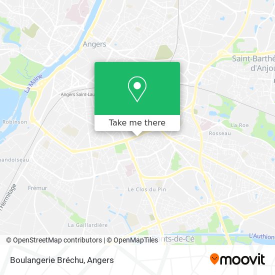 Boulangerie Bréchu map