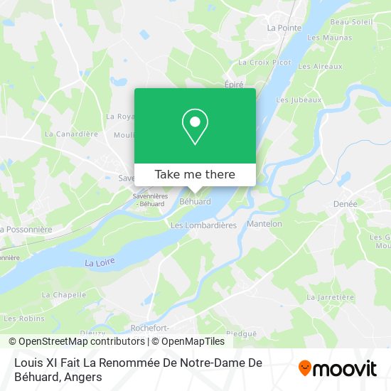 Louis XI Fait La Renommée De Notre-Dame De Béhuard map