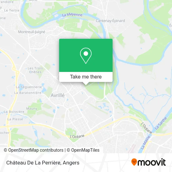 Château De La Perrière map