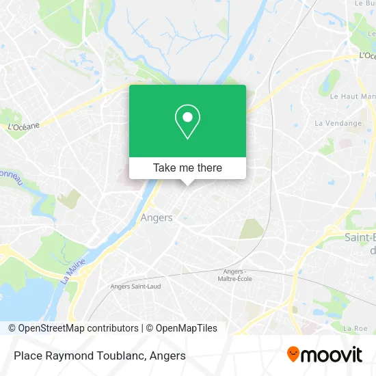 Place Raymond Toublanc map