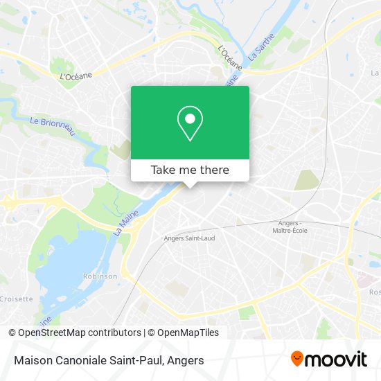 Maison Canoniale Saint-Paul map