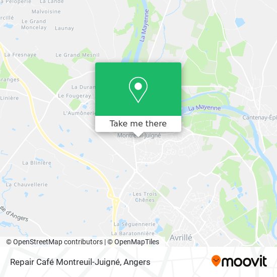 Repair Café Montreuil-Juigné map