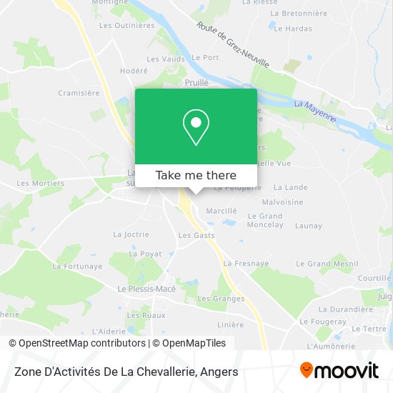 Zone D'Activités De La Chevallerie map