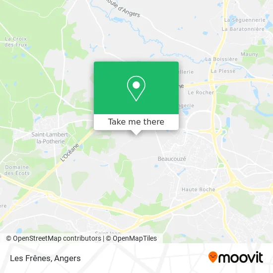 Les Frênes map