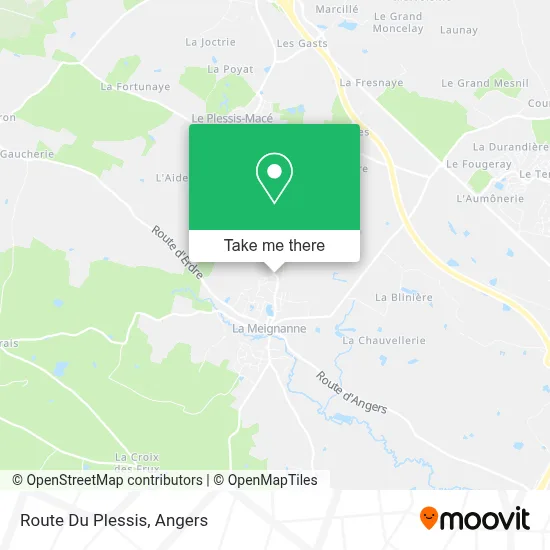 Route Du Plessis map