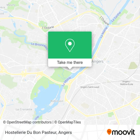 Hostellerie Du Bon Pasteur map