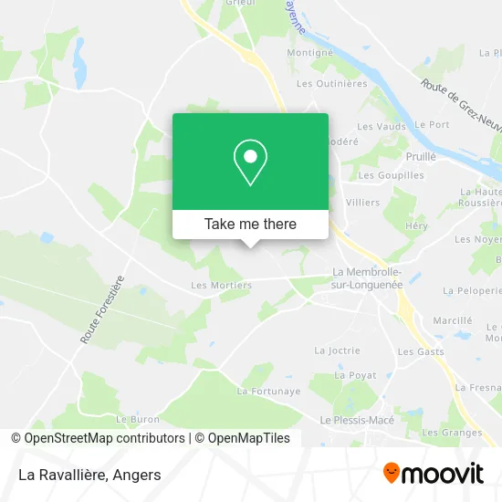 La Ravallière map