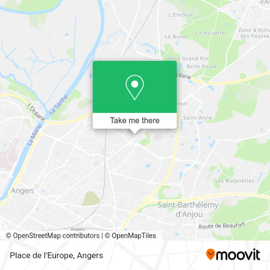 Place de l'Europe map