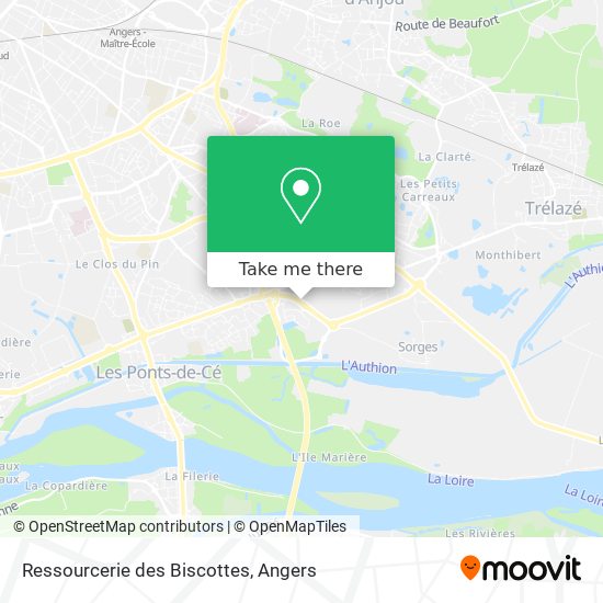 Ressourcerie des Biscottes map