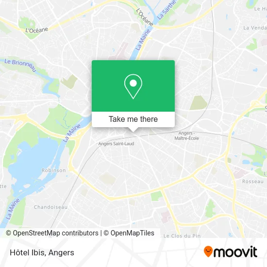 Hôtel Ibis map