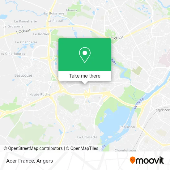 Acer France map