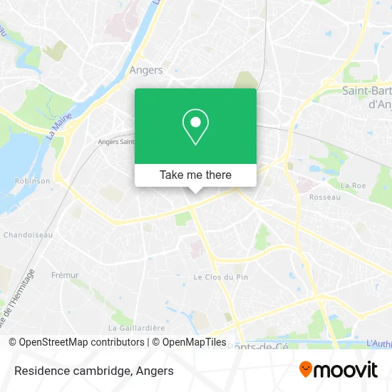 Residence cambridge map