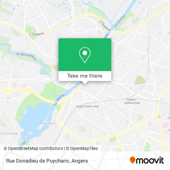 Rue Donadieu de Puycharic map
