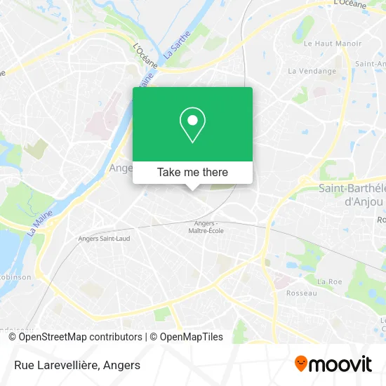 Rue Larevellière map