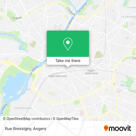 Mapa Rue Bressigny