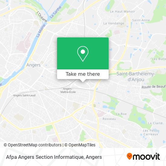 Afpa Angers Section Informatique map
