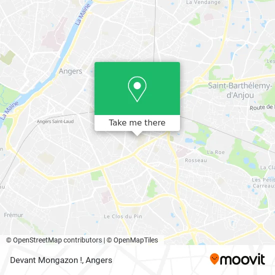 Devant Mongazon ! map