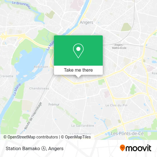 Station Bamako Ⓐ map
