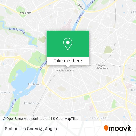 Station Les Gares Ⓐ map