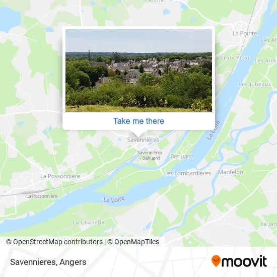 Savennieres map