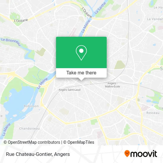 Rue Chateau-Gontier map