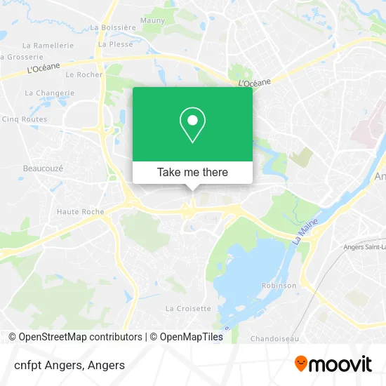 cnfpt Angers map