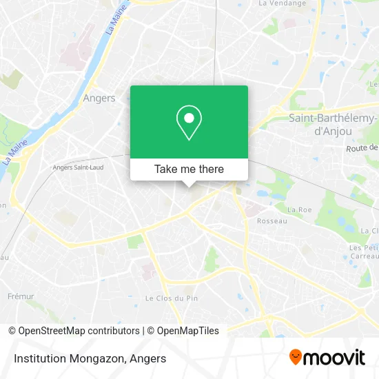Institution Mongazon map