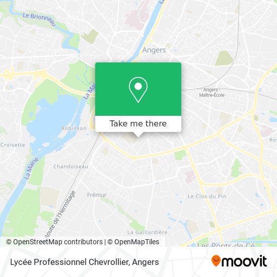 Lycée Professionnel Chevrollier map
