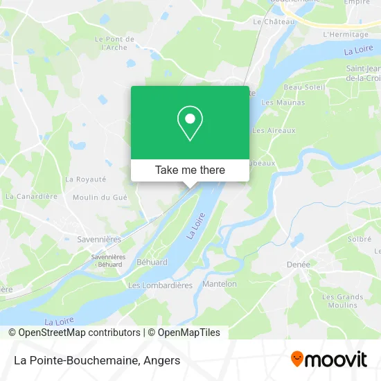 La Pointe-Bouchemaine map