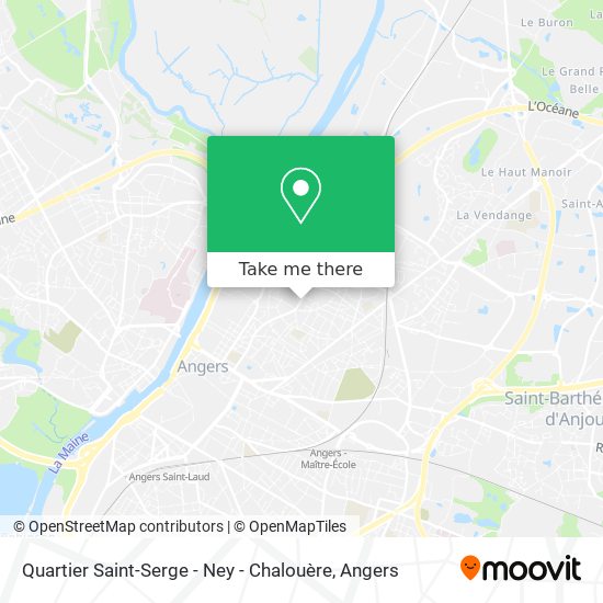 Quartier Saint-Serge - Ney - Chalouère map