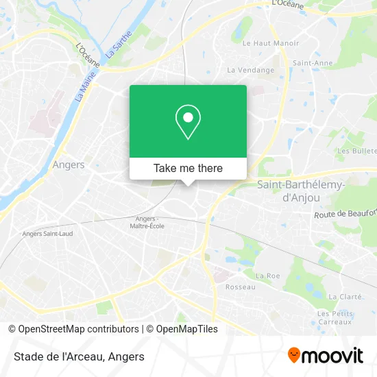 Stade de l'Arceau map