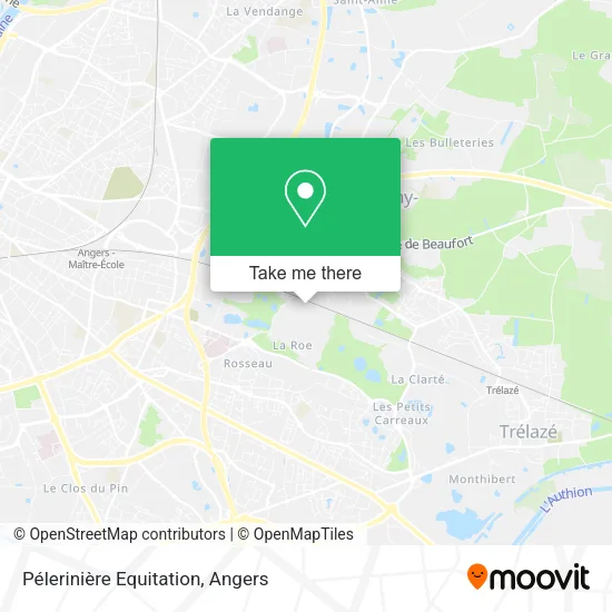 Pélerinière Equitation map