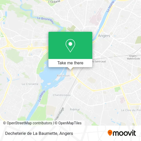 Decheterie de La Baumette map